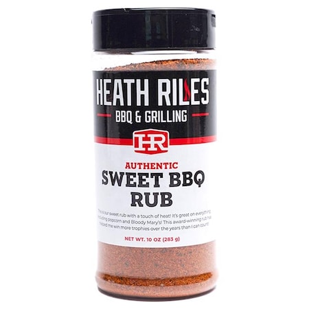 Heath Riles Bbq Heath Riles BBQ Sweet BBQ Rub 10 oz HRB0001